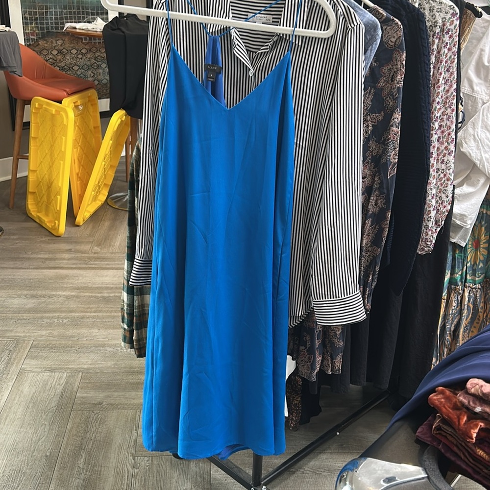 J. Crew Blue DRESS for Night Out